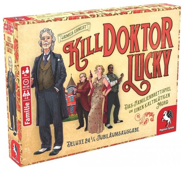 Brettspiel bis zu 8 Spielern ab 8 Jahr(e) 51797G Kill Doktor Lucky 