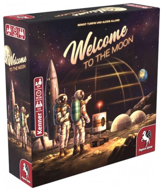 Brettspiel bis zu 6 Spielern ab 10 Jahr(e) 53153G Welcome to the Moon 