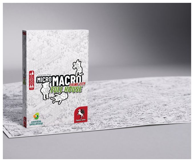Brettspiel bis zu 4 Spielern ab 10 Jahr(e) 59061G MicroMacro: Crime City 2 - Full House 