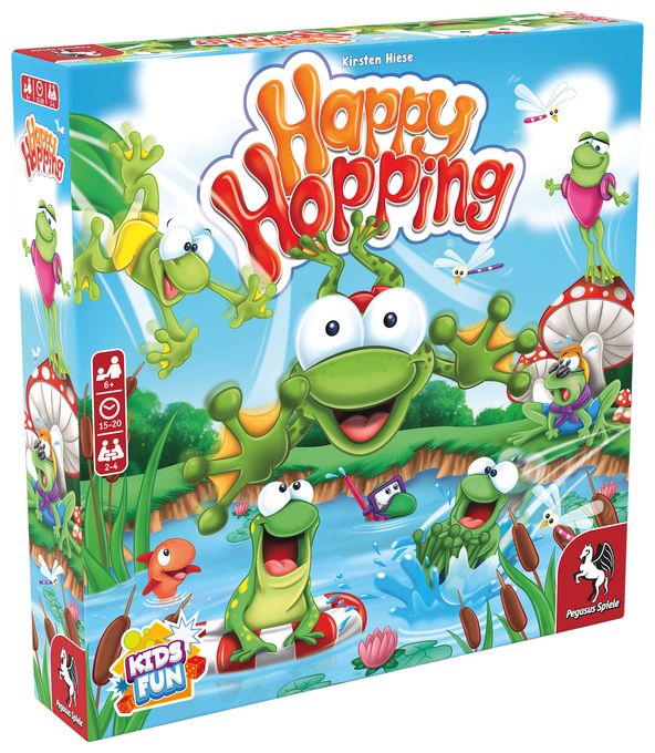 Brettspiel bis zu 4 Spielern ab 6 Jahr(e) 65503G Happy Hopping 
