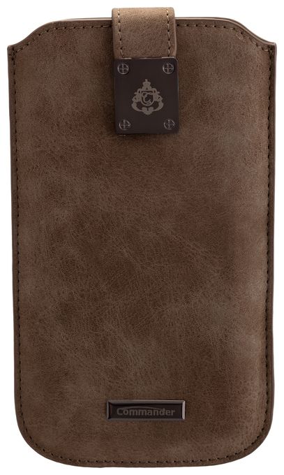 Beuteltasche für Jede Marke Samsung G935 Galaxy S7 Edge/ N910 Galaxy Note 4/ Apple iPhone 6 Plus  15545 Commander Milano (Grau) 