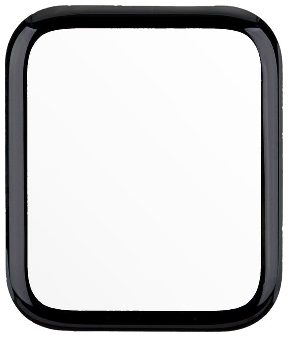 Displayschutz 41/40mm (Serie 4/ 5/ 6/ 7) (Schwarz, Transparent) 20016 