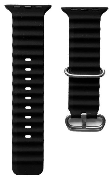 Armband Apple Watch Ultra 49mm/ Watch 45/44mm (Series 4 - 10)/ 42mm (Series 1 - 3)  21380 (Schwarz) 