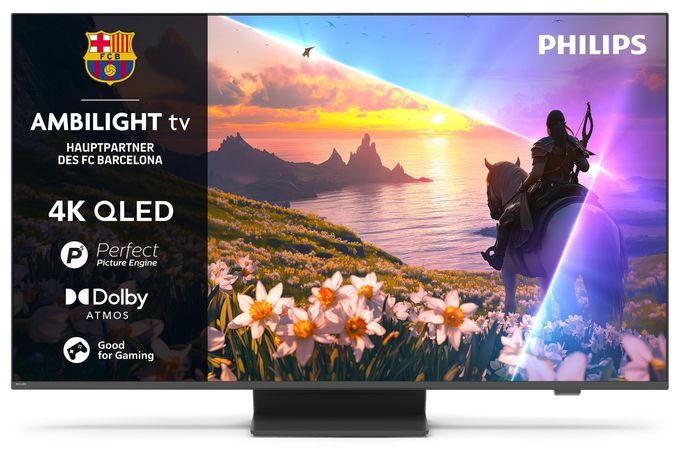 QLED 109,2 cm (43 Zoll) Fernseher 4K Ultra HD VESA 100 x 200 mm 43PUS8600/12 