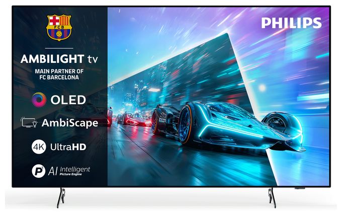 OLED 165,1 cm (65 Zoll) Fernseher 4K Ultra HD VESA 300 x 300 mm  65OLED761/12 (Metallisch) 