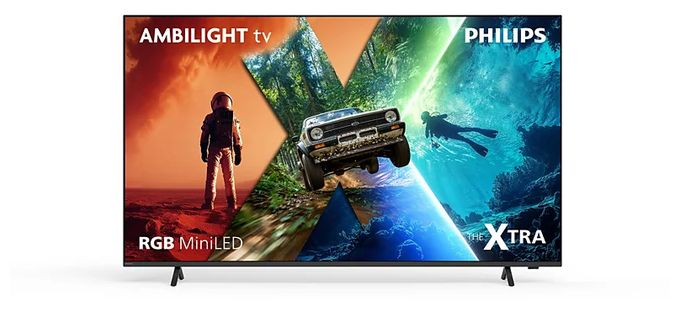 MiniLed 2,16 m (85 Zoll) Fernseher 4K Ultra HD VESA 600 x 400 mm  85MLED981/12 (Chrom) 
