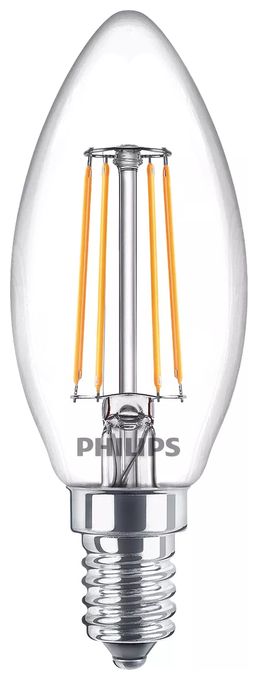 LED Lampe Kerze E14 EEK: F 470 lm Warmweiß (2700K) entspricht 40 W 8718699763077 