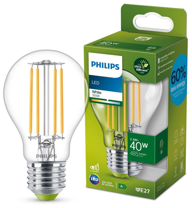 LED Lampe Globe E27 EEK: A 485 lm Warmweiß (3000K) entspricht 40 W 8719514343726 