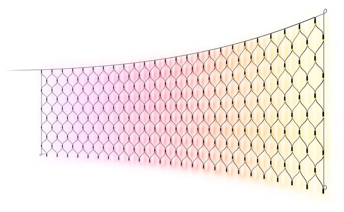 Hue Festavia Netzlichterkette 1 m x 3,5 m 250 LEDs 