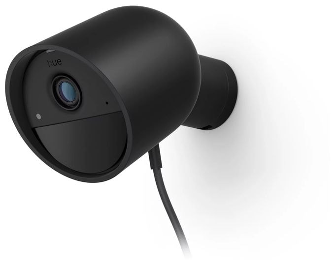 1920 x 1080 Pixel IP-Sicherheitskamera IP20, IP65 Innen & Außen Nachtsicht  Hue Secure Kamera (Schwarz) 