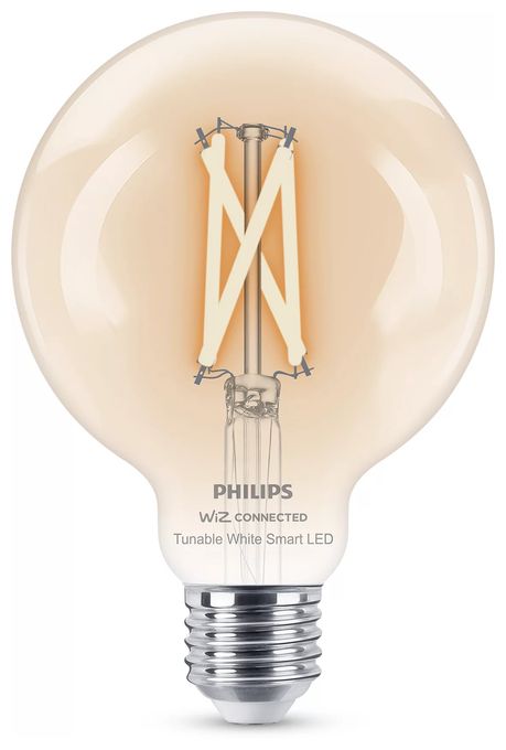 LED Intelligentes Leuchtmittel 142 mm Weiß Smart LED Kugellampe klar 7 W (entspr. 60 W) G95 E27 