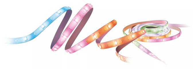 Smarter RGBIC-LED-Lightstrip, 2 x 5 m, Typ C, Connected by WiZ 