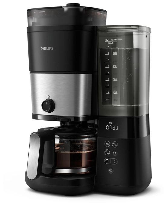 10 Tassen Filterkaffeemaschine 1,2 l  HD7900/01 All-in-1 Brew (Schwarz) 