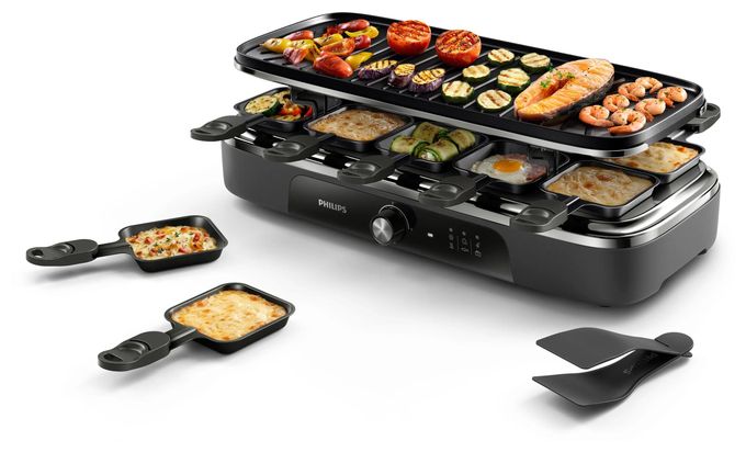 Raclette Grill 2-in-1 