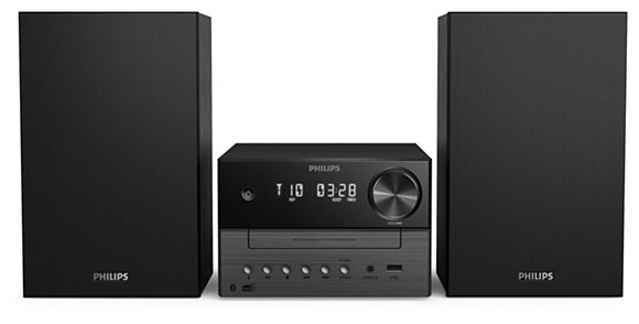 2 Kanäle Heim-Audio-Mikrosystem DAB, DAB+ 20 W Bluetooth  TAM3505M2/12 (Schwarz) 