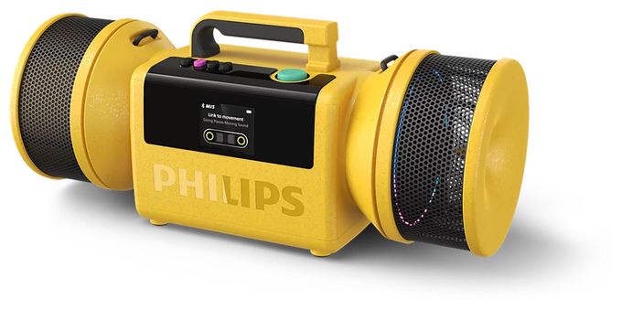 140 W Bluetooth Lautsprecher IP67 Laufzeit bis 24 h  TAMS80 The Tube (Gelb) 