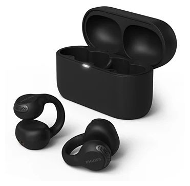 In-Ear Bluetooth Kopfhörer Kabellos TWS 28 h Laufzeit IPX4  TAQ2000BK/00 (Schwarz) 
