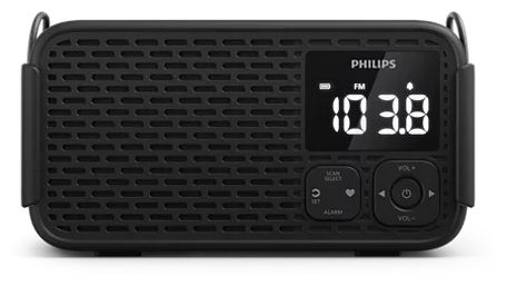 FM, AM Radio Tragbar Staubgeschützt, Wasserfest IP55  TAR3500/00 (Schwarz) 