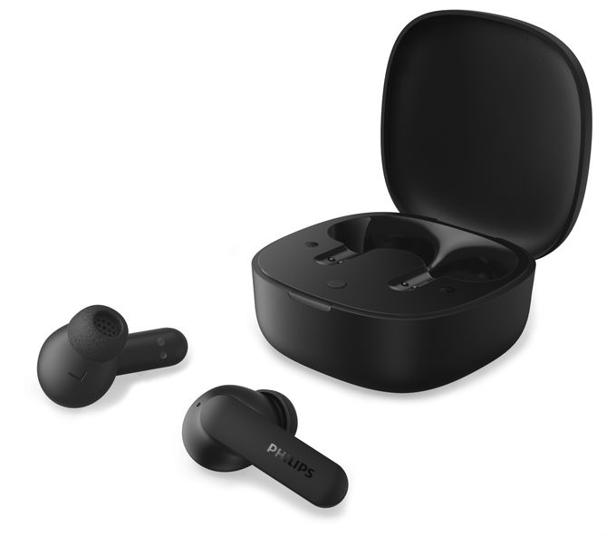 In-Ear Bluetooth Kopfhörer Kabellos TWS 8 h Laufzeit IPX4  TAT2100BK/00 (Schwarz) 