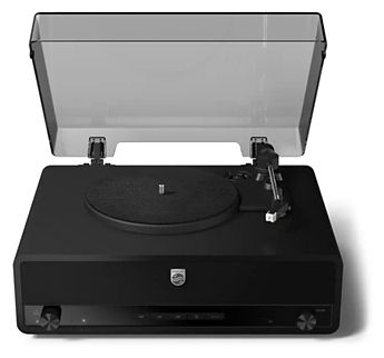 Audio-Plattenspieler mit Riemenantrieb  TAV3000B/10 Century (Schwarz) 