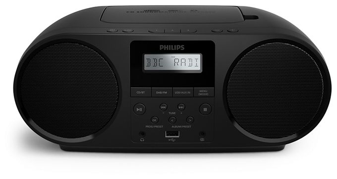 CD Payer DAB, DAB+, FM Radio  TAZ6000/10 (Schwarz) 
