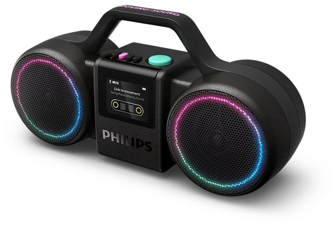 60 W Bluetooth Lautsprecher IP67 Laufzeit bis 24 h  TAMS60 The Roller (Schwarz) 