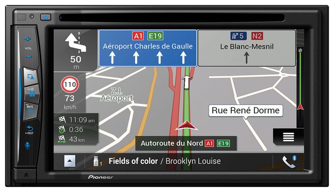 15,8 cm (6.2 Zoll) Navigationsgerät 16 GB Ganz Europa AVIC-Z620BT 