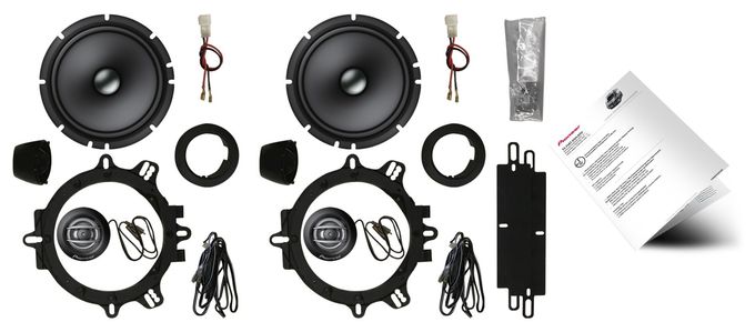 2-Wege Einbaulautsprecher 350 W TS-FIAT-DUCATO 