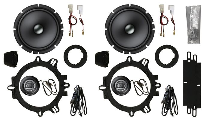 2-Wege Einbaulautsprecher 350 W TS-RENAULT-CLIO 