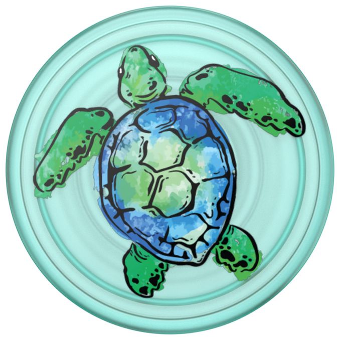 Fingerring für Universal (Grün, Durchscheinend) PlantCore Grip Translucent Tortuga 
