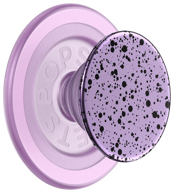 Fingerring  PopGrip Aluminum Sugar Plum Speckle (Mehrfarbig, Violett) 