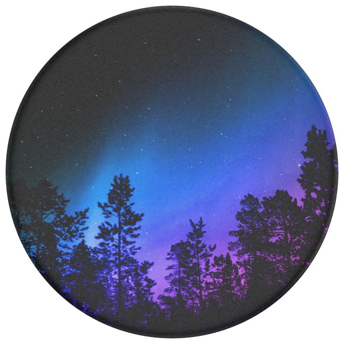 Fingerring für Jede Marke  PopGrip Aurora Woods (Schwarz, Mehrfarbig) 