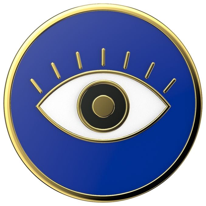 Fingerring für Universal (Schwarz, Blau, Gold, Weiß) PopGrip Enamel Evil Eye 