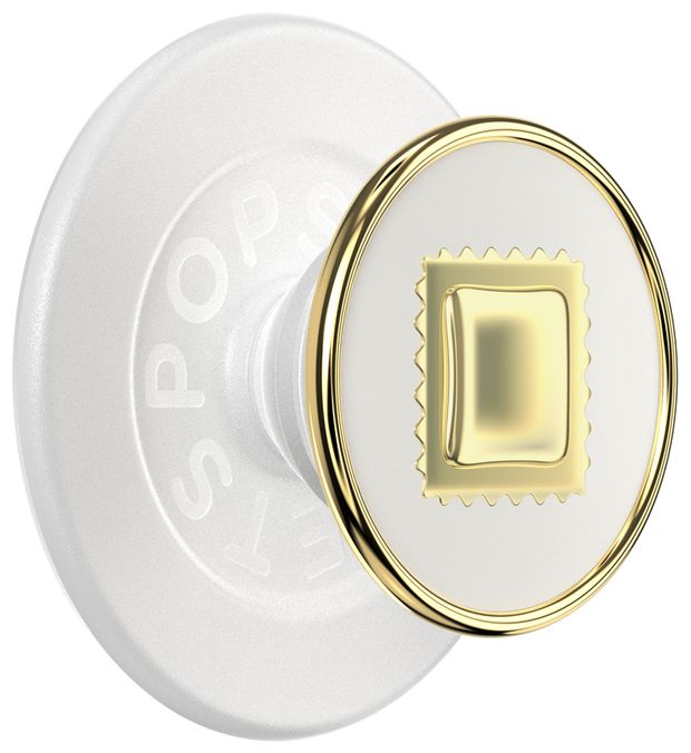 Fingerring (Gold, Transparent, Weiß) PopGrip Enamel Raviolo 