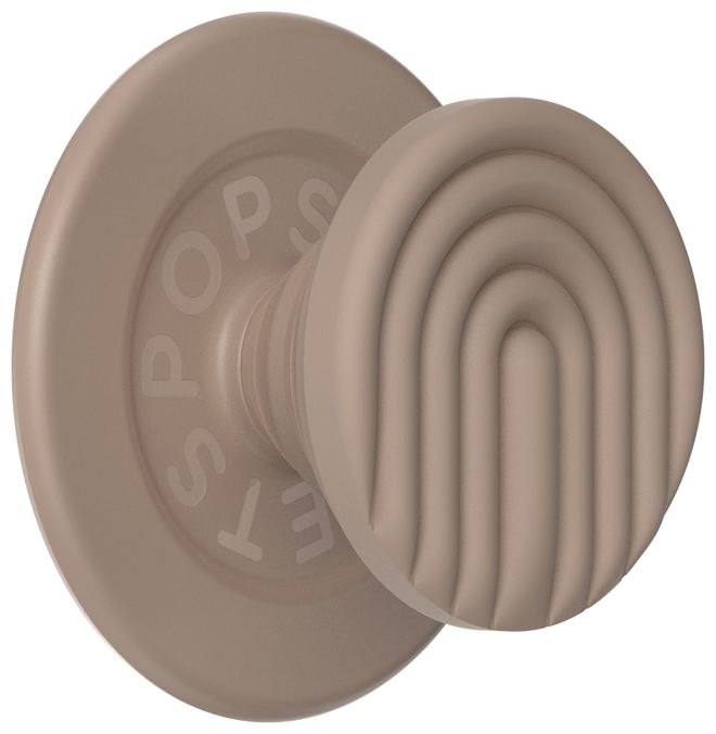 Fingerring für Apple iPhone 12+  PopGrip MagSafe Latte Curves (Beige) 