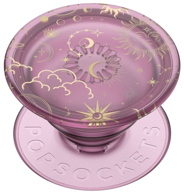Fingerring für Universal (Malve, Durchscheinend) PopGrip PlantCore Celestial Mauve 