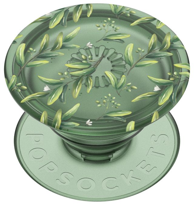 Fingerring für Universal  PopGrip PlantCore Olive (Olive) 