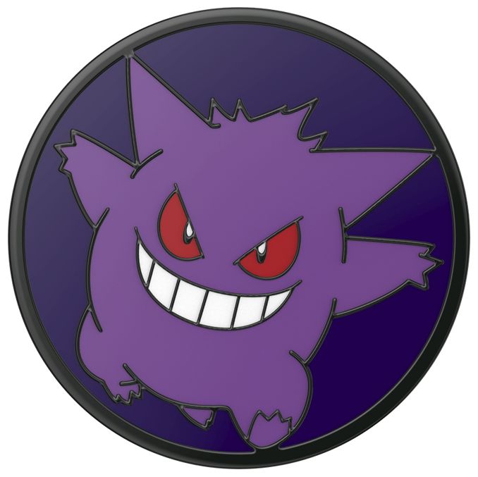 Fingerring für Universal  PopGrip  Pokémon - Enamel Glow-in-the-dark Gengar (Violett) 