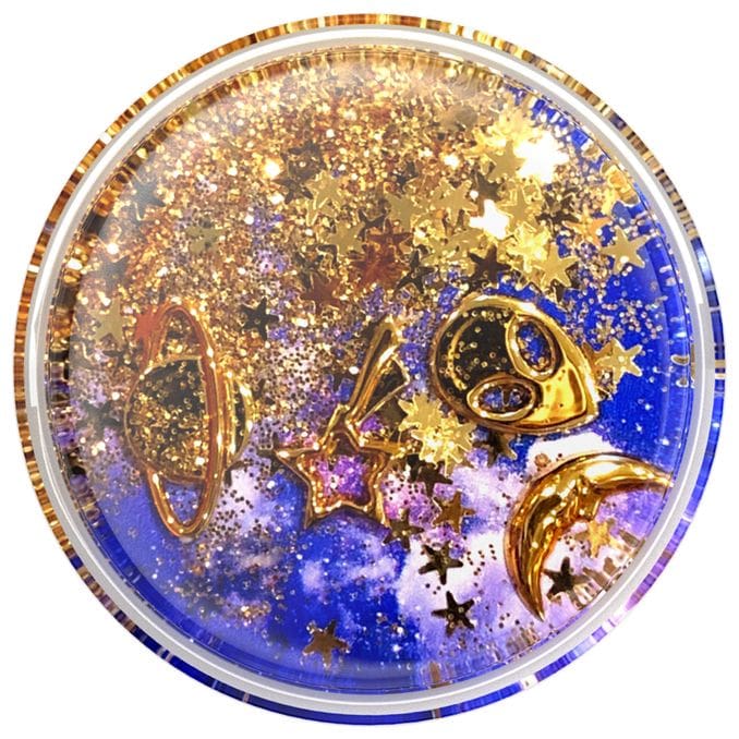 Fingerring für Universal (Blau, Gold, Violett, Weiß) PopGrip Tidepool Cosmic Escape 
