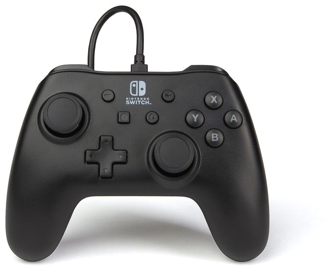 Kabelgebundener Controller für Nintendo Switch - Schwarz 