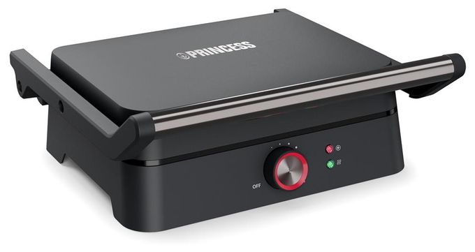 1800 W mit 275 x 180 mm Fläche  117502 Kontaktgrill (Schwarz) 