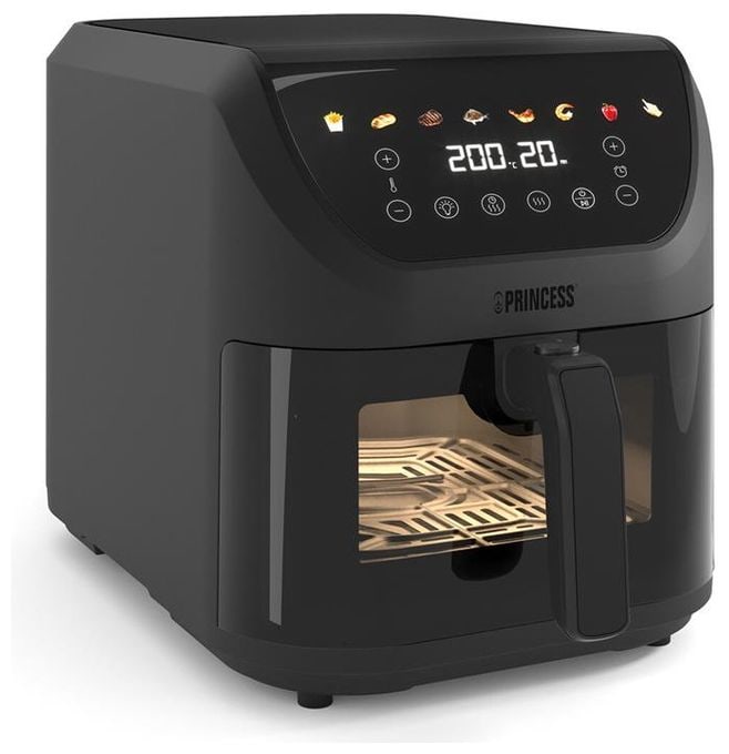 Heißluftfritteuse 8 l 2000 W  182476 SlimFry Airfryer (Schwarz) 