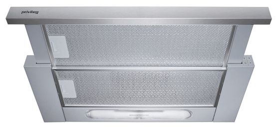 Abluft/Umluft Dunstabzugshaube/Esse Einbau 60 cm (Silber) DGAH55AMX 