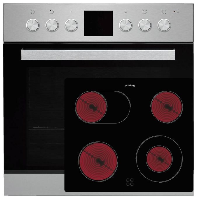 Herdset normal AutoClean mit 60 cm Glaskeramik Kochfeld PV510IN (PHVR6OH5V1IN + PCTHR6042NE) 