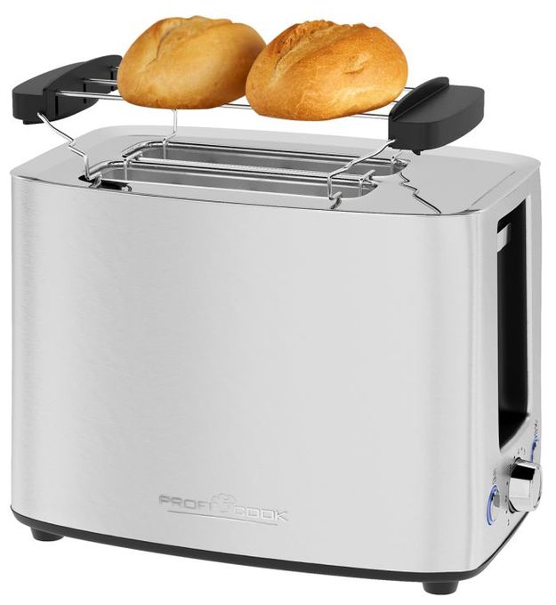 Toaster 850 W 2 Scheibe(n)  PC-TA 1279 (Schwarz, Silber) 