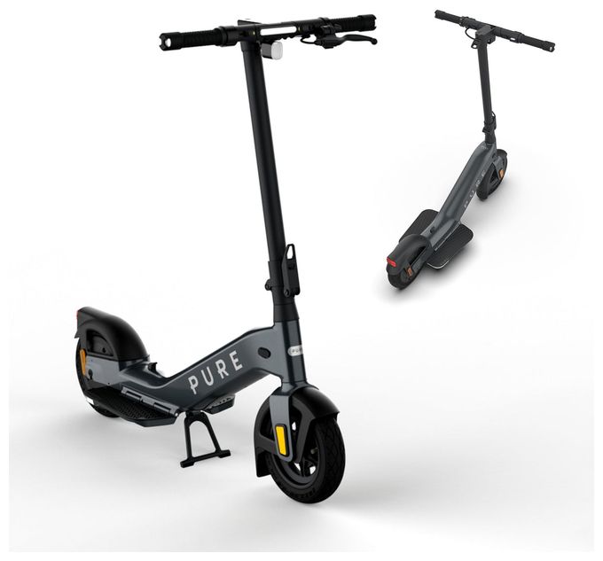 924 W E-Scooter 12 Ah 62,4 km Reichweite 16,2 kg  Advance+ (Grau) 