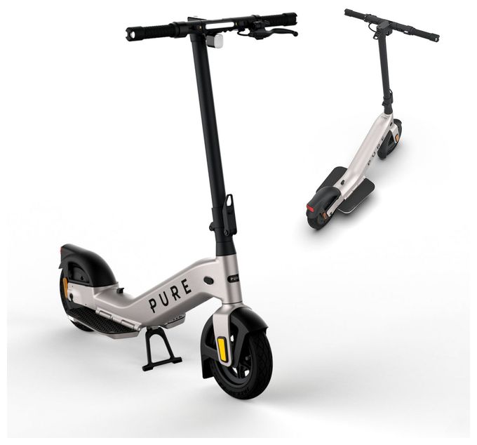 924 W E-Scooter 12 Ah 62,4 km Reichweite 16,2 kg  Advance+ (Platin) 