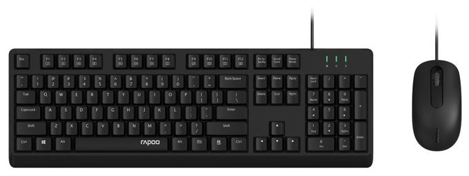 Büro Tastatur USB  NX1500 (Schwarz) 