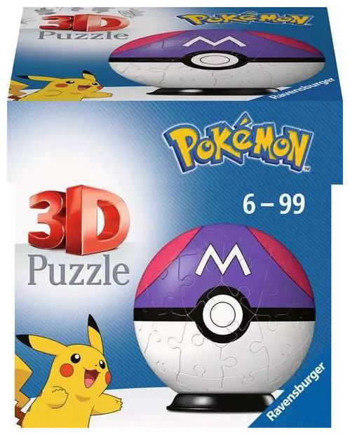 3D Puzzle Ball Puzzle-Ball Pokémon Meisterball 