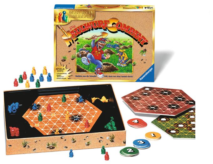 bis zu 4 Spielern ab 8 Jahr(e) Die Maulwurf Company 
